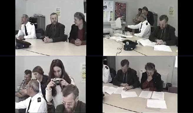 Ondertekening van betreffende aangifte door Ad en Annelies van Rooij in Sint Oedenrode.