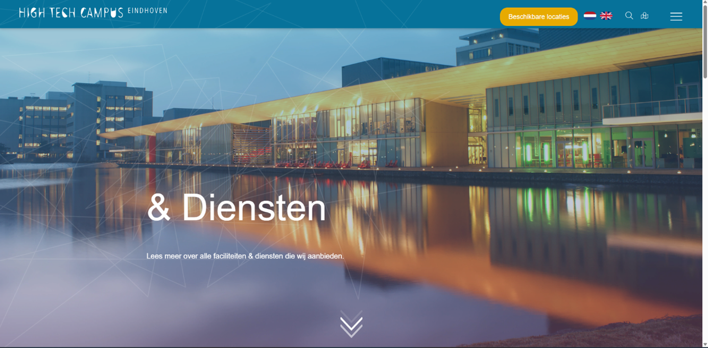 (Bron: High TECH CAMPUS Eindhoven https://www.hightechcampus.com/nl/faciliteiten-en-diensten)