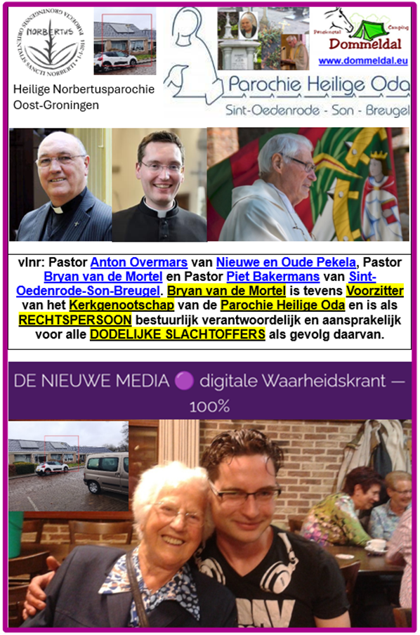 De verloren zoon van Ad van Rooij Jos van Rooij samen met zijn Oma, de moeder van Ad van Rooij