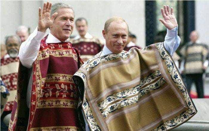 De oude Putin (tiran) die geëxecuteerd is