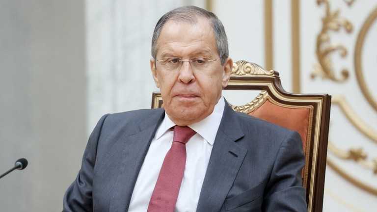 Sergey Lavrov woont een vergadering bij van de Raad van Ministers van Buitenlandse Zaken van de Collectieve Veiligheidsverdragsorganisatie (CSTO) in Minsk, Wit-Rusland, 20 juni 2023 © AFP / Russisch Ministerie van Buitenlandse Zaken