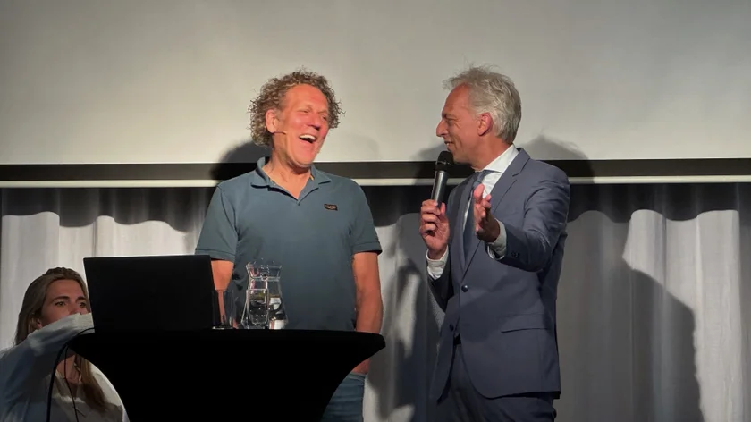 Kees van der Spek en Sjors Fröhlich. Foto: RBF Media