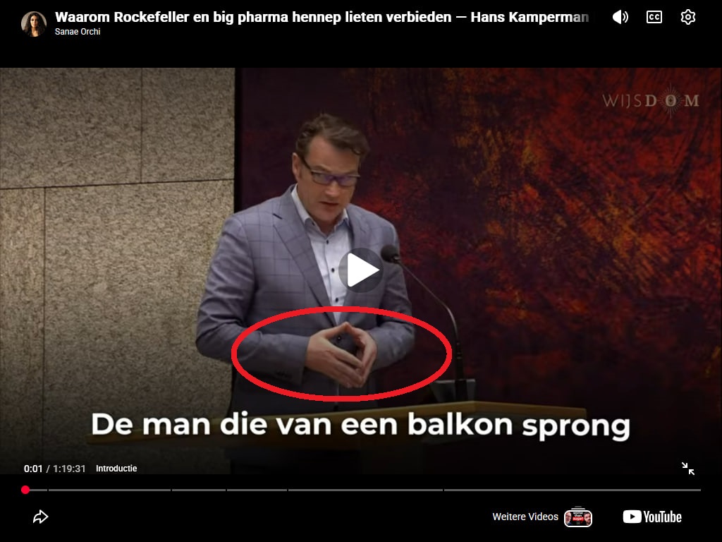Waarom wordt juist dit fragment in het begin getoond in de video van Sanae Orgi? 